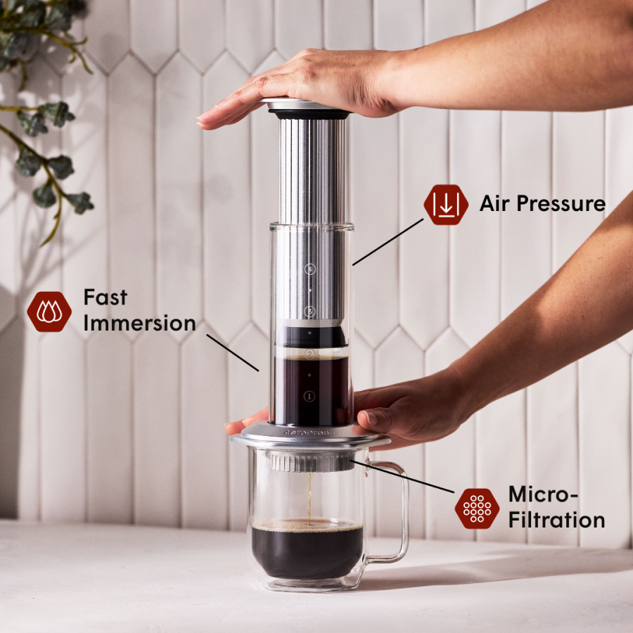 AeroPress Flow Control Station – Stainless Steel - Image 2