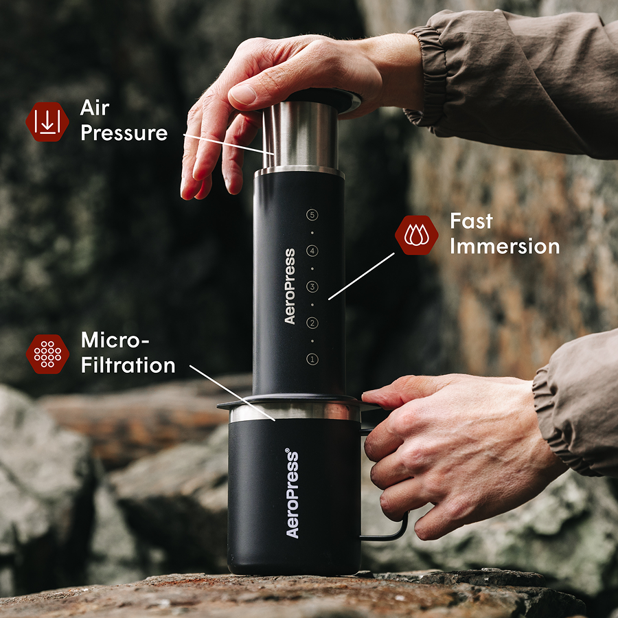 AeroPress Coffee Maker - Steel - Image 9