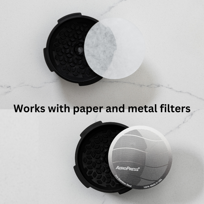 AeroPress Go Travel Coffee Maker & Flow Control Filter Cap Bundle - Image 5
